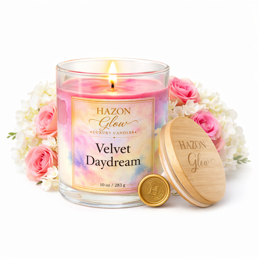 Hand-Poured Luxury Candle | Raspberry Sweet Candy & Bombshell | 10oz