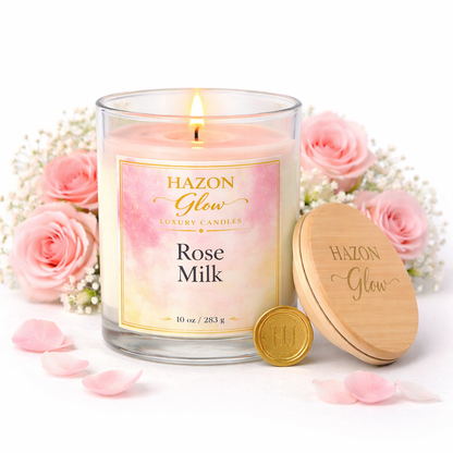 Hand-Poured Luxury Candle | Cinnamon & Floral Fragrance | 10oz