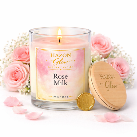 Hand-Poured Luxury Candle | Cinnamon & Floral Fragrance | 10oz