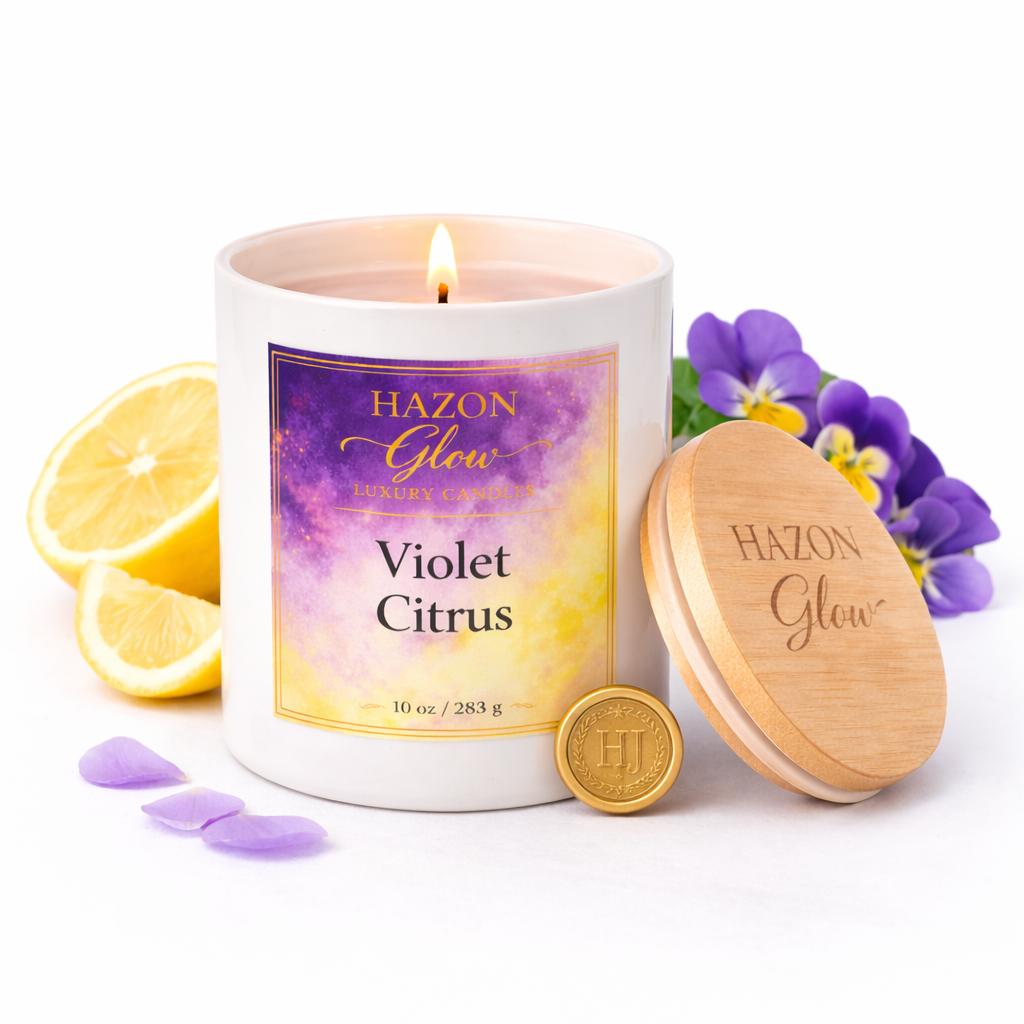 Hand-Poured Luxury Candle | Pure Bombshell Fragrance | 10oz